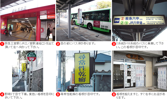 寶元堂薬局への行き方